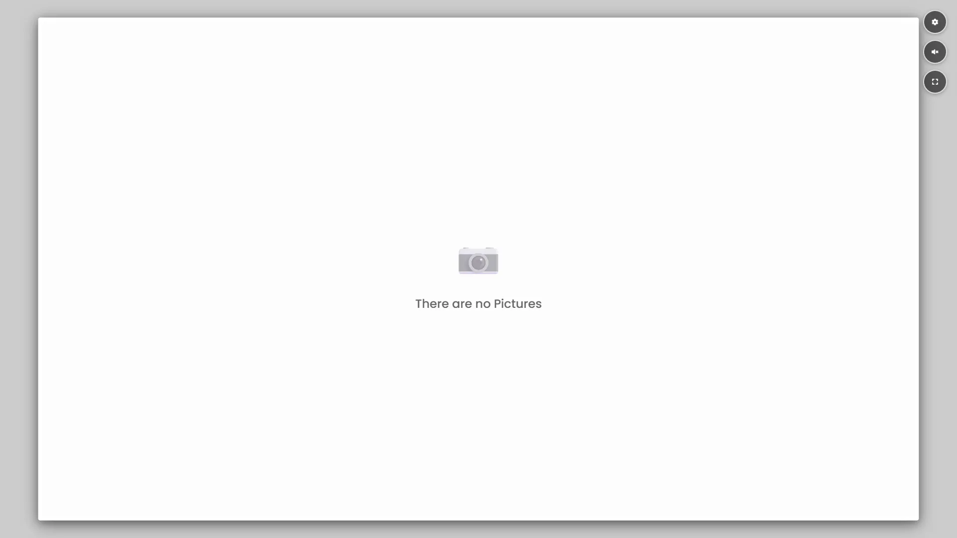 Photo slideshow display for venue screens